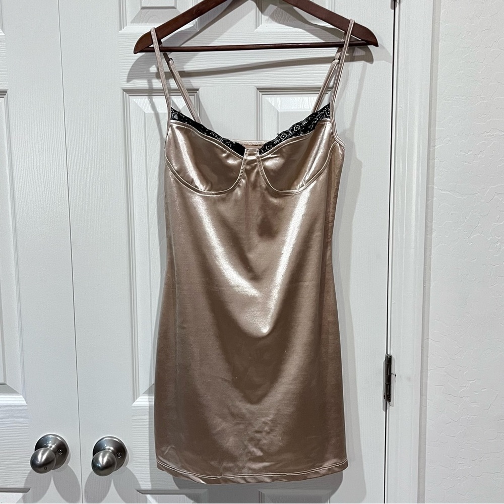 The Vintage Shop Bodycon Dress Chemise with Sweetheart Neckline Size XL